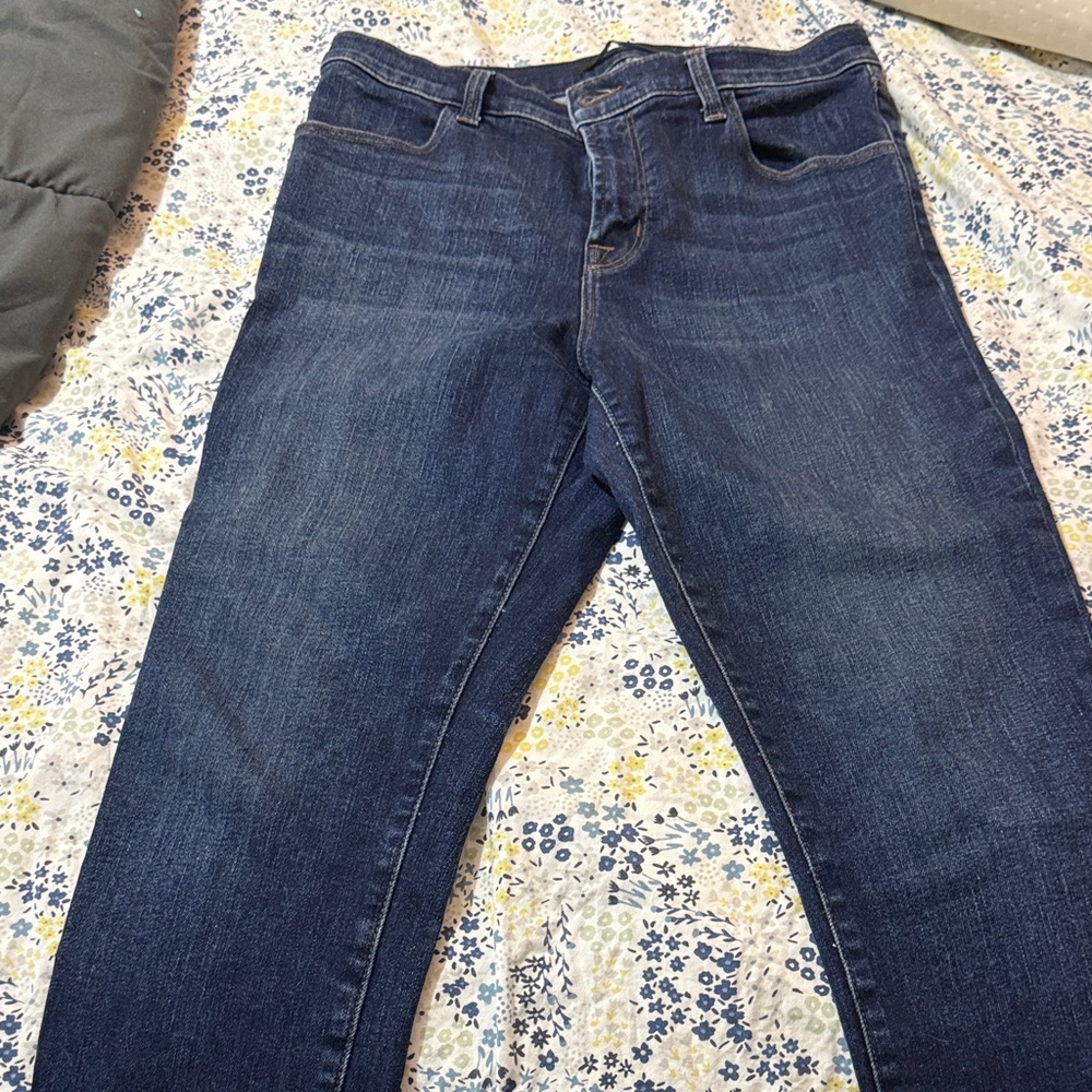 J Brand Alana High Crop Denim Jeans